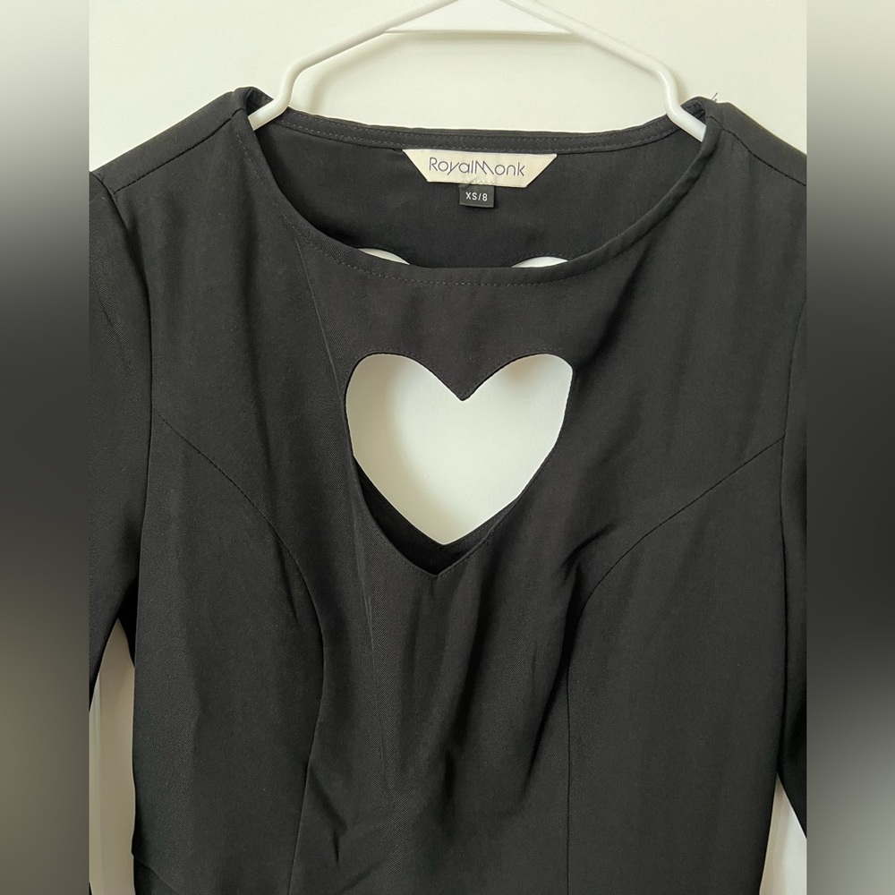 Royal Monk Heart Cutout Dress - Picture 3 of 5